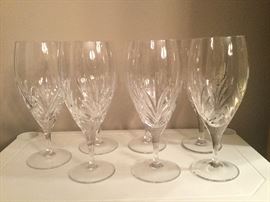 Miller Rogaska Covington iced beverage glasses. Pattern is discontinued.