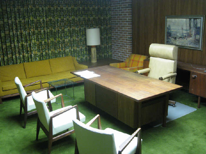 Vintage 1960's - Jens Rinsom Danish American - Mad Men Style Office Furniture