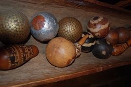 Assorted African Balls and Gourds
