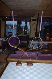 Copper Candle Sticks 95.00 pair