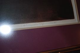 Signed and dated 300.00