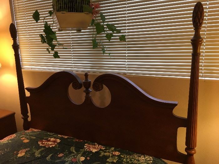 Full Size Headboard and Foot board with mattress