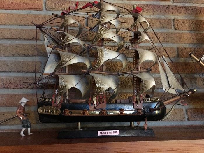 Spanish War Ship Model