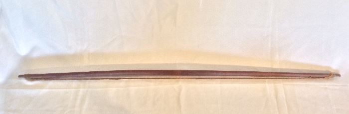 Primitive Wooden bow. 43" length. 