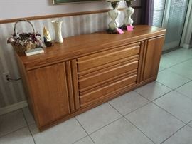Solid oak bedroom set