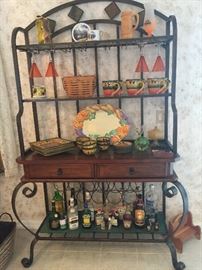 Baker rack's are so versatile. I have used mine in the kitchen, office, bathroom and even used it as a pantry.