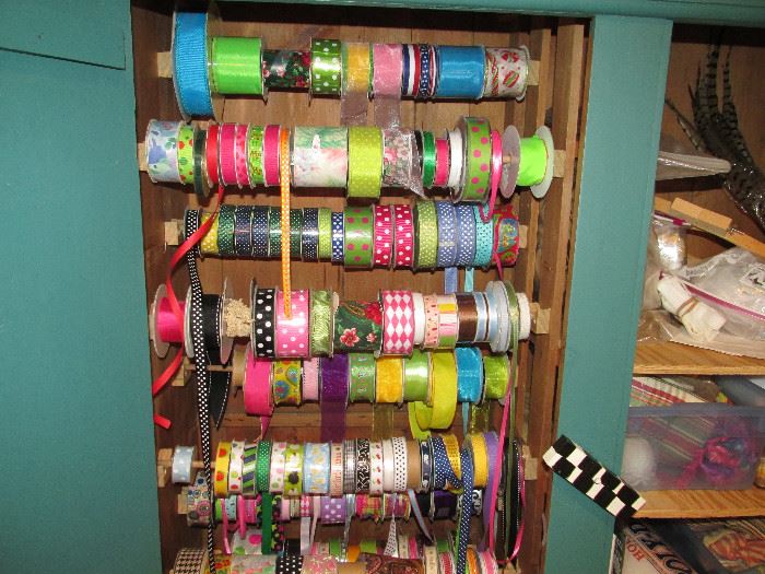 Crafting ribbons galore