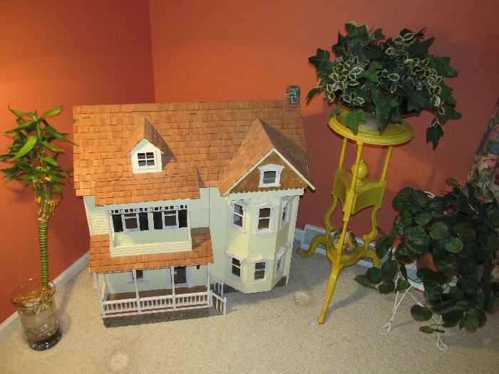 Handcrafted wooden doll house