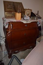 Solid Wood Lamp Table
