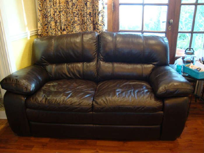 Brown Sofa / Love Seat