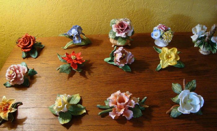 Porcelain Flower Collection by Lenox and Capodimonte