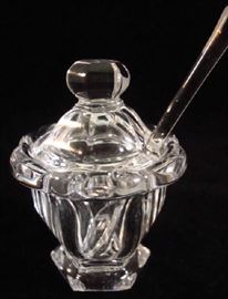 Baccarat Crystal Sauce Jar