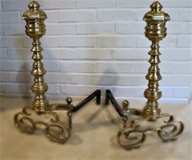 American Empire Andirons