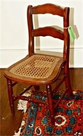 Childs Maple Cane Bottom Chair