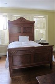 Eastlake Walnut Bed