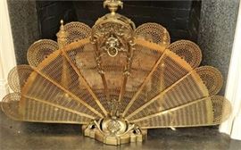 English Brass Firescreen
