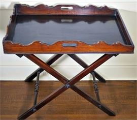 English Mahogany Butlers Tray