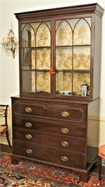 English Mahogany Secretary