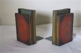 Italian Gesso Book Form Bookends