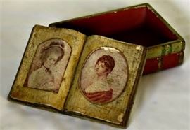 Italian Gesso Decorative Book Box