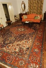 Large Room Size Hand Woven Heriz Rug