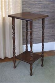 Mahogany Plant Stand