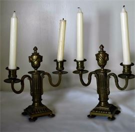 Pair English Regency Candelabras
