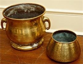 Two Eastern Style Coal Buckets