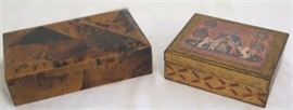 Two Italian Florentine Boxes