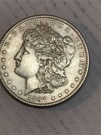 1887 Morgan Silver Dollar