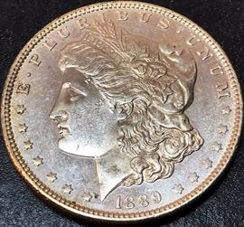 1889 Liberty Head Silver Dollar