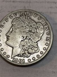 1901 Morgan Silver Dollar