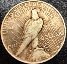 1927 Liberty Peace Silver Dollar