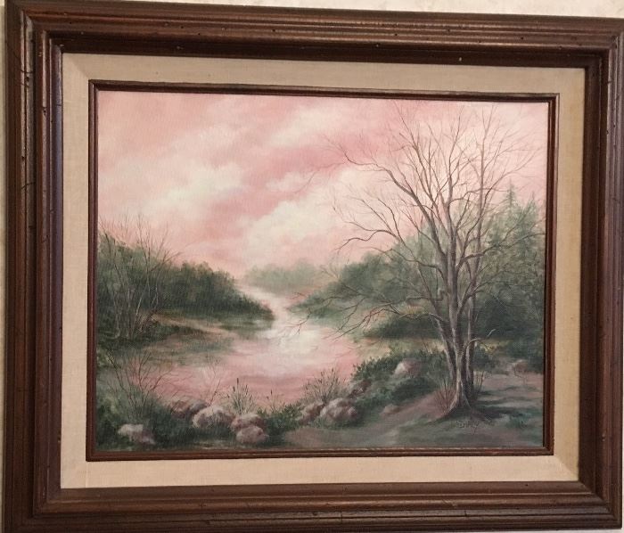 Original Oil Painting G. Darcy