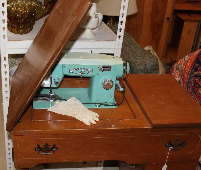 sewing machine White