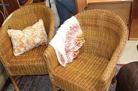 wicker chairs