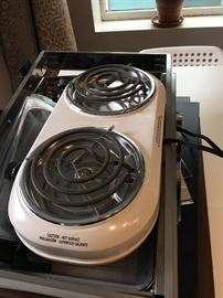 never-used electric range.