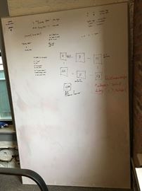 massive white boards in great shape, wall-mountable