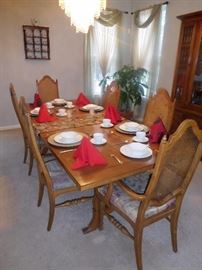 Beautiful Hardwood Dining Room Set