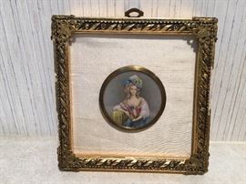 Italian Framed Miniature 