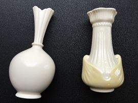 Lenox & Belleek (Ireland) Vases