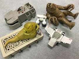 1983 Jabba The Hutt Display, 1979 Imperial Troop Transporter, Monster Alien