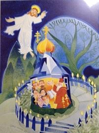 Rie Munoz signed print