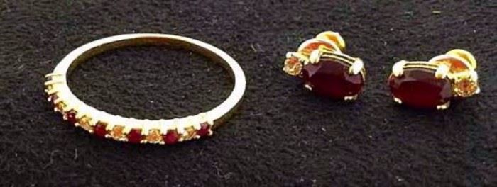 14K Ruby Diamond Ring And More 