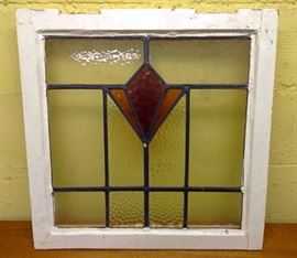 Leaded glass window