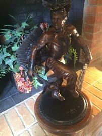Acceptional "Sioux War Dancer" by Steve Streadback - 1984  (6/29 bronze)