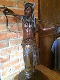 "Fort Union 1834" bronze by Ken Ottinger