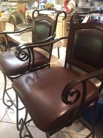 Two matching bar stools