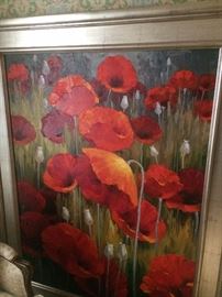 Brilliant and large poppy picture