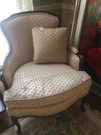 One of two matching chairs used as host/hostess chairs